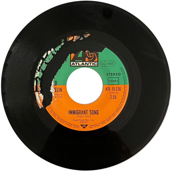 Single <br>Germany (ATL 10236) <br>Whole Lotta Love / Immigrant Song (Original Oldies #3) - Image 4