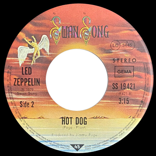 Single <br>Germany (SS19421) <br>Fool In Rain / Hot Dog (Promo) - Image 5