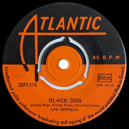 Single <br>Greece (2091 175) <br>Black Dog / Misty Mountain Hop (#1)