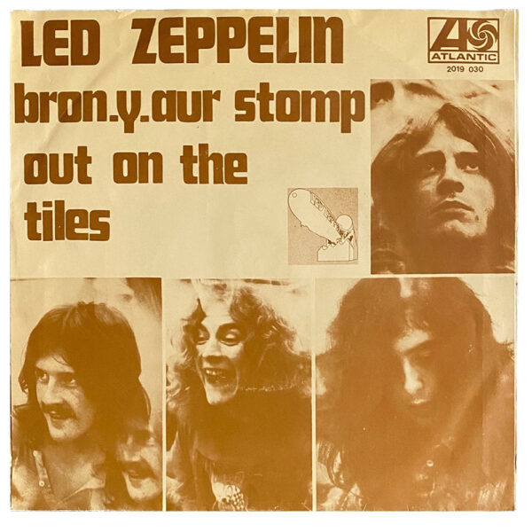 Single <br>Holland (2019 030) <br>Bron-Y-Aur Stomp / Out On The Tiles (#1) - Image 2