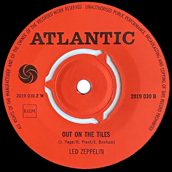 Single <br>Holland (2019 030) <br>Bron-Y-Aur Stomp / Out On The Tiles (#2) - Image 4