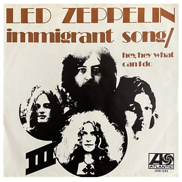 Single <br>Holland (2091 043) <br>Immigrant Song / Hey, Hey What Can I Do (#5) - Image 2