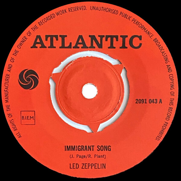 Single <br>Holland (2091 043) <br>Immigrant Song / Hey, Hey What Can I Do (#1) - Image 3