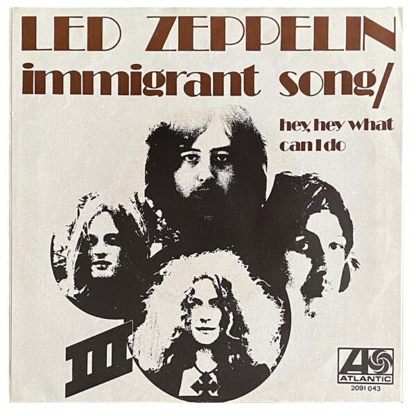 Single <br>Holland (2091 043) <br>Immigrant Song / Hey, Hey What Can I Do (#2) - Image 2