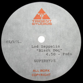 Single <br>United Kingdom (N/A) <br>Black Dog, 10" (Acetate)