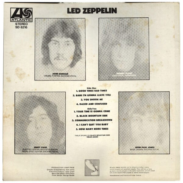 LP <br>Led Zeppelin <br>Australia (SD 8216) #3 - Image 2