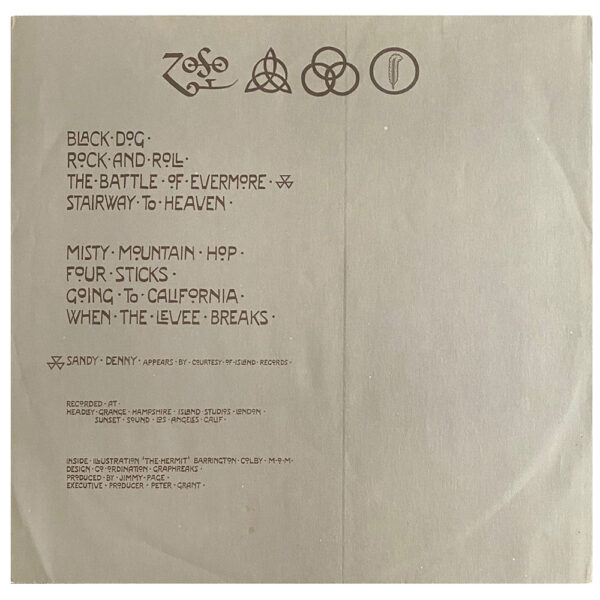 LP <br>Led Zeppelin IV <br>Japan (P-8166A) #2 - Image 6