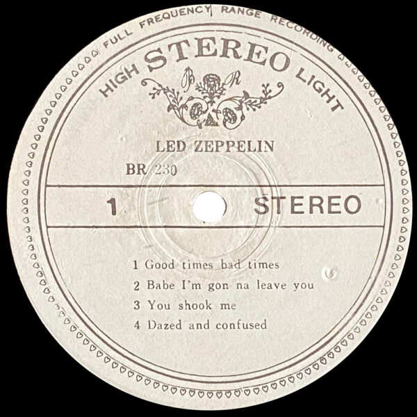LP <br>Led Zeppelin <br>South Korea (BR 230) #1 - Image 3