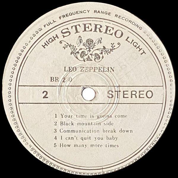 LP <br>Led Zeppelin <br>South Korea (BR 230) #1 - Image 4