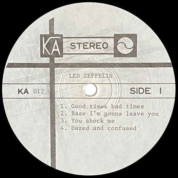 LP <br>Led Zeppelin <br>South Korea (KA 012) - Image 3