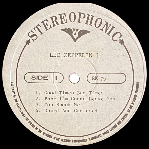 LP <br>Led Zeppelin <br>South Korea (RK 79) - Image 3