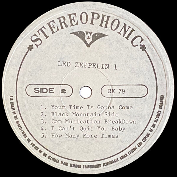 LP <br>Led Zeppelin <br>South Korea (RK 79) - Image 4