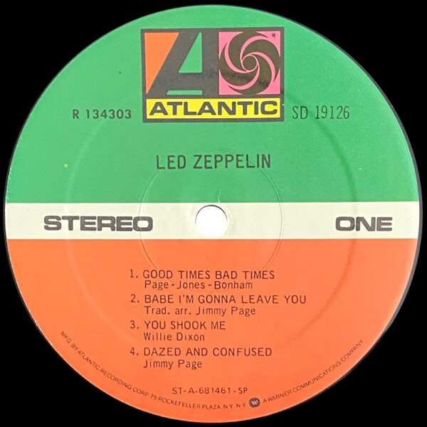 LP <br>Led Zeppelin <br>USA, RCA (SD 19126) - Image 3