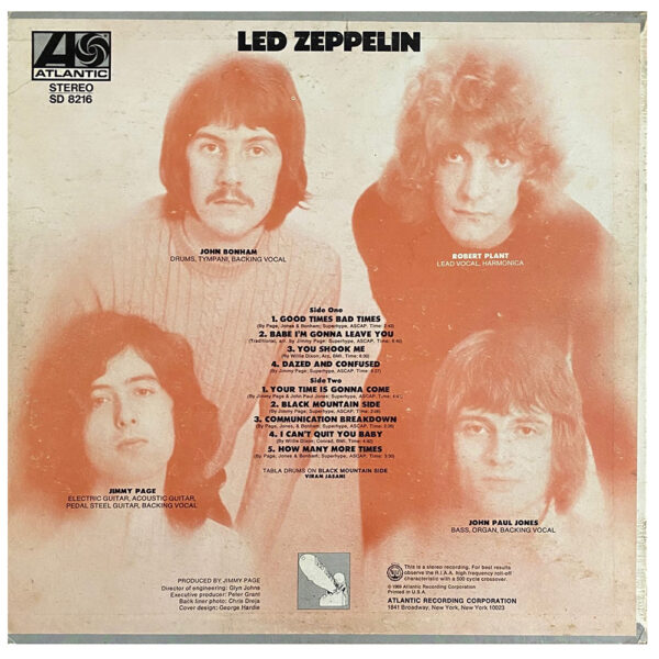 LP <br>Led Zeppelin <br>USA  (SD 8216) - Image 2