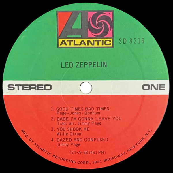 LP <br>Led Zeppelin <br>USA  (SD 8216) - Image 4