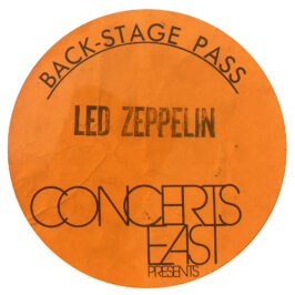 Concert Pass <br>1973 <br>Concerts East, Orange