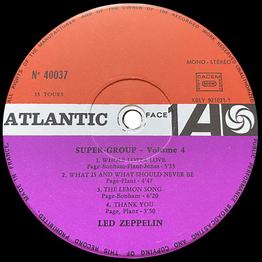 LP <br>Led Zeppelin II <br>France (40037) #1 - Image 3