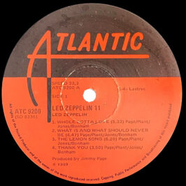 LP <br>Led Zeppelin II <br>South Africa (ATC 9200) #2