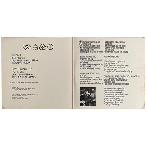 LP <br>Led Zeppelin IV <br>South Africa (SD 7208) #2 - Image 3
