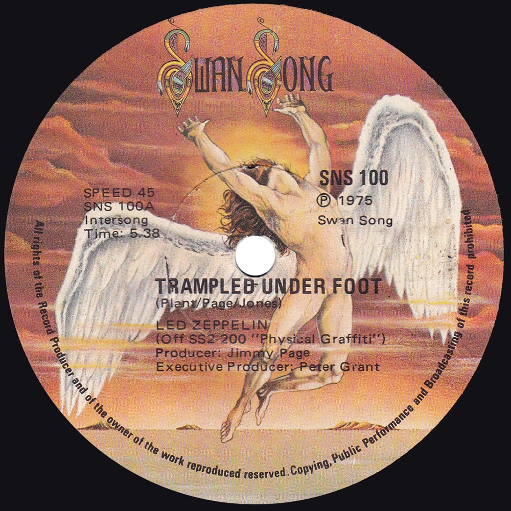 Single <br>South Africa (SNS 100) <br>Trampled Under Foot / Black Country Woman
