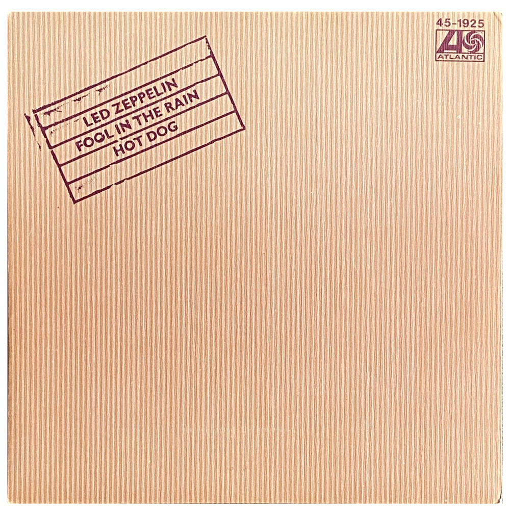 Single <br>Spain (SS45-1925) <br>Fool In The Rain / Hot Dog (#2)