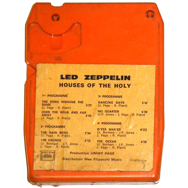 8-Track <br>Houses of the Holy <br>France (850014) - Image 3