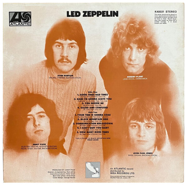 LP <br>Led Zeppelin <br>UK (K 40031) #10 - Image 2