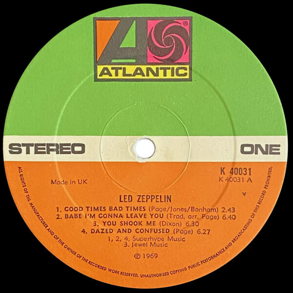 LP <br>Led Zeppelin <br>UK (K 40031) #10 - Image 3