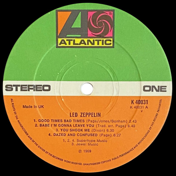 LP <br>Led Zeppelin <br>UK (K 40031) #11 - Image 3