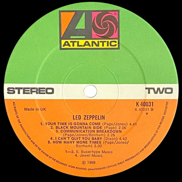 LP <br>Led Zeppelin <br>UK (K 40031) #11 - Image 4