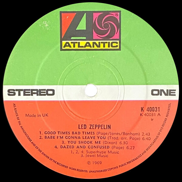 LP <br>Led Zeppelin <br>UK (K 40031)  #8 - Image 4