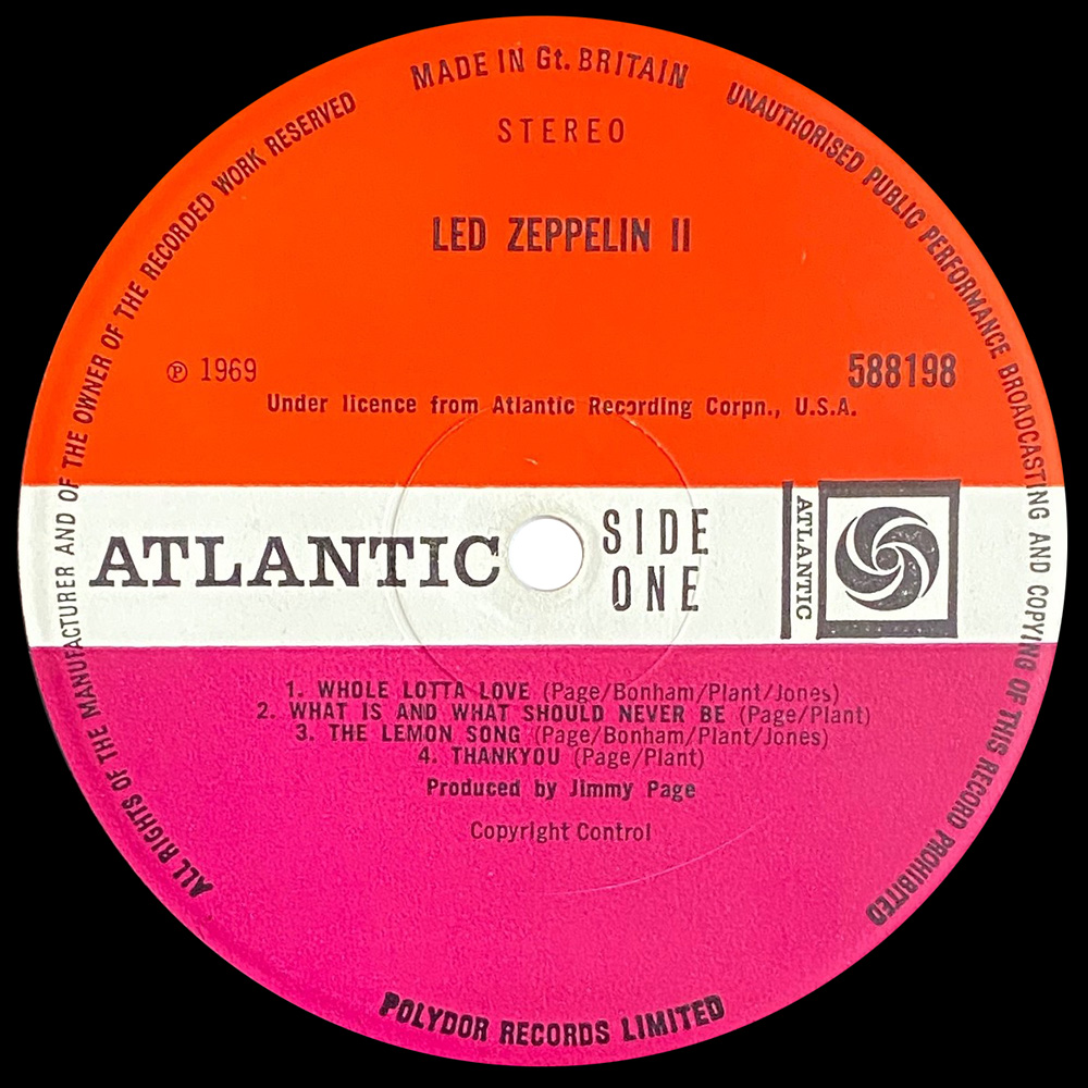 LP Led Zeppelin II UK (588198) #1 - Zepfan