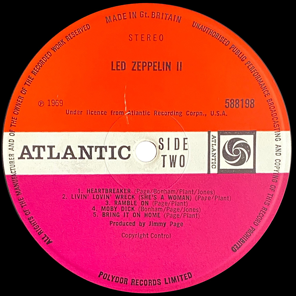 LP <br>Led Zeppelin II <br>UK (588198) #1 - Image 4