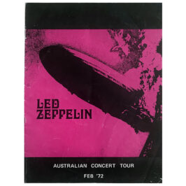 Program <br>1972 <br>Australia Tour