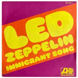 Single <br>France (650226L) <br>Immigrant Song / Hey, Hey What Can I Do (#3)