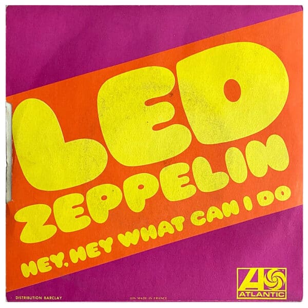 Single <br>France (650226L) <br>Immigrant Song / Hey, Hey What Can I Do (#3) - Image 2