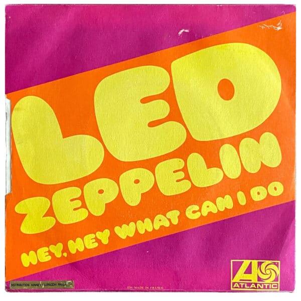 Single <br>France (650226L) <br>Immigrant Song / Hey, Hey What Can I Do (#6) - Image 2