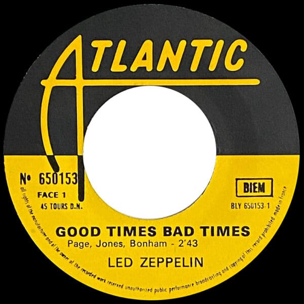 Single <br>France (650153) <br>Good Times Bad Times / Communication Breakdown (#1) - Image 3