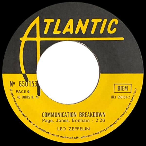 Single <br>France (650153) <br>Good Times Bad Times / Communication Breakdown (#2) - Image 4