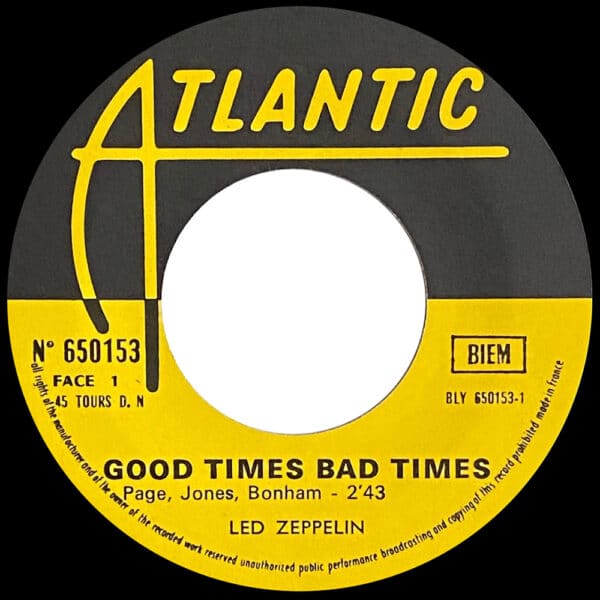 Single <br>France (650153) <br>Good Times Bad Times / Communication Breakdown (#3) - Image 3