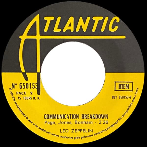 Single <br>France (650153) <br>Good Times Bad Times / Communication Breakdown (#3) - Image 4