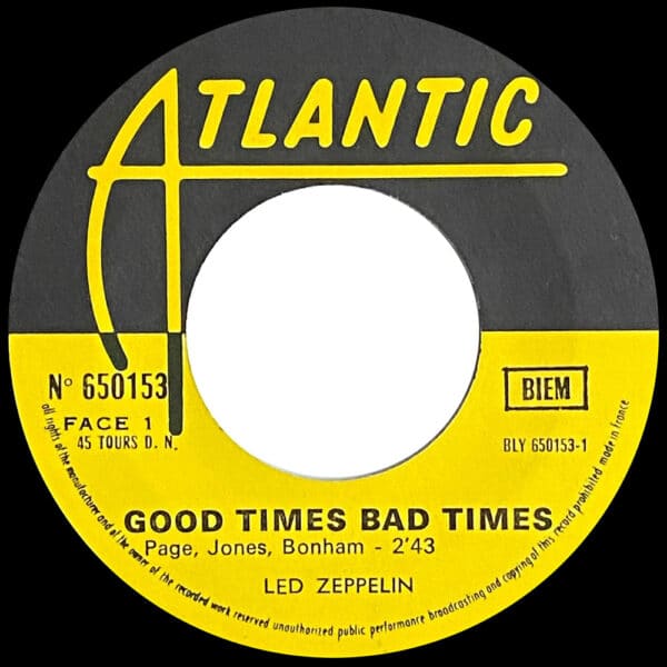 Single <br>France (650153) <br>Good Times Bad Times / Communication Breakdown (#4) - Image 3