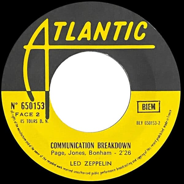 Single <br>France (650153) <br>Good Times Bad Times / Communication Breakdown (#4) - Image 4