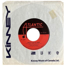 Single <br>Canada (AT. 2690) <br>Whole Lotta Love / Living Loving Maid (#5)