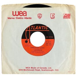 Single <br>Canada (AT 2777) <br>Immigrant Song / Hey, Hey, What Can I Do (#4)