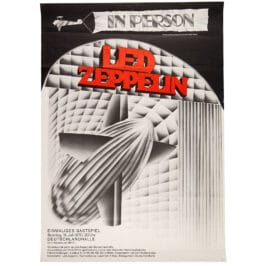 Concert Advertisement <br>1970.07.19 <br>Berlin, DE (Poster)