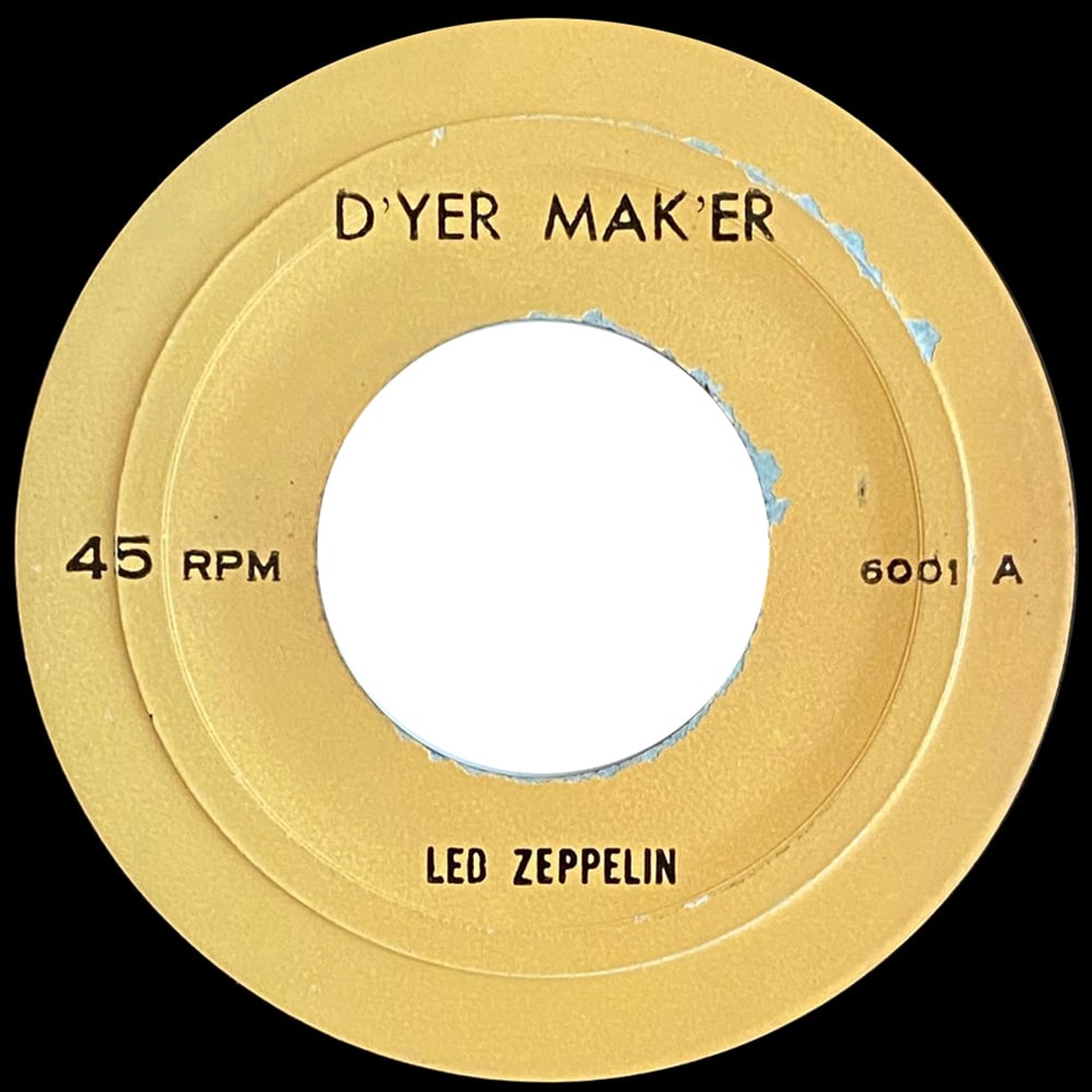 Single <br>Thailand (6001) <br>D'yer Mak'er / The Twelfth of Never
