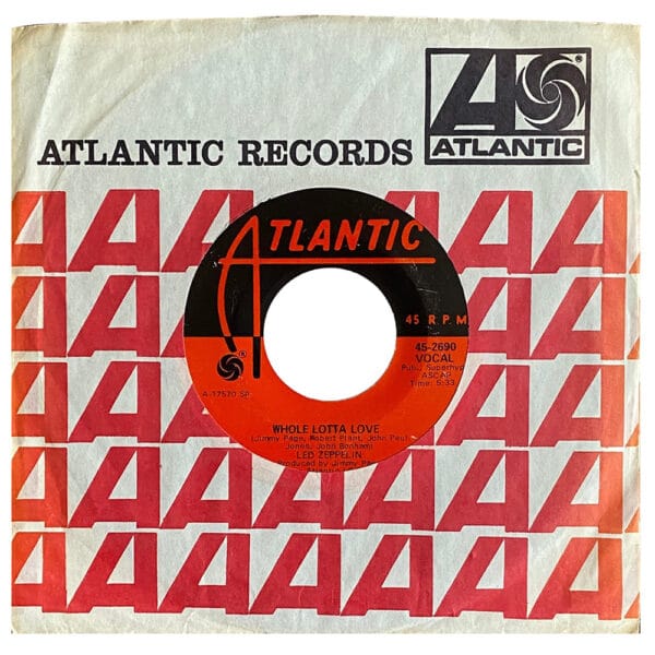 Single <br>USA (45-2690) <br>Whole Lotta Love / Living Loving Maid (#04)