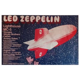 Concert Advertisement <br>1970.08.14 <br>Boston, MA (Poster)