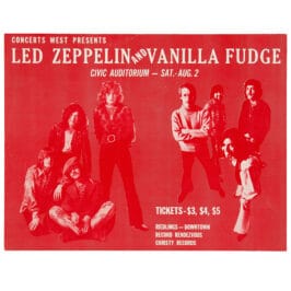 Concert Advertisement <br>1969.08.02 <br>Albuquerque, NM (Handbill)